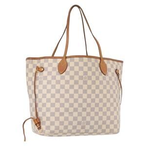 LOUIS VUITTON Damier Azur Neverfull MM Tote Bag N41605 LV Auth ep12251